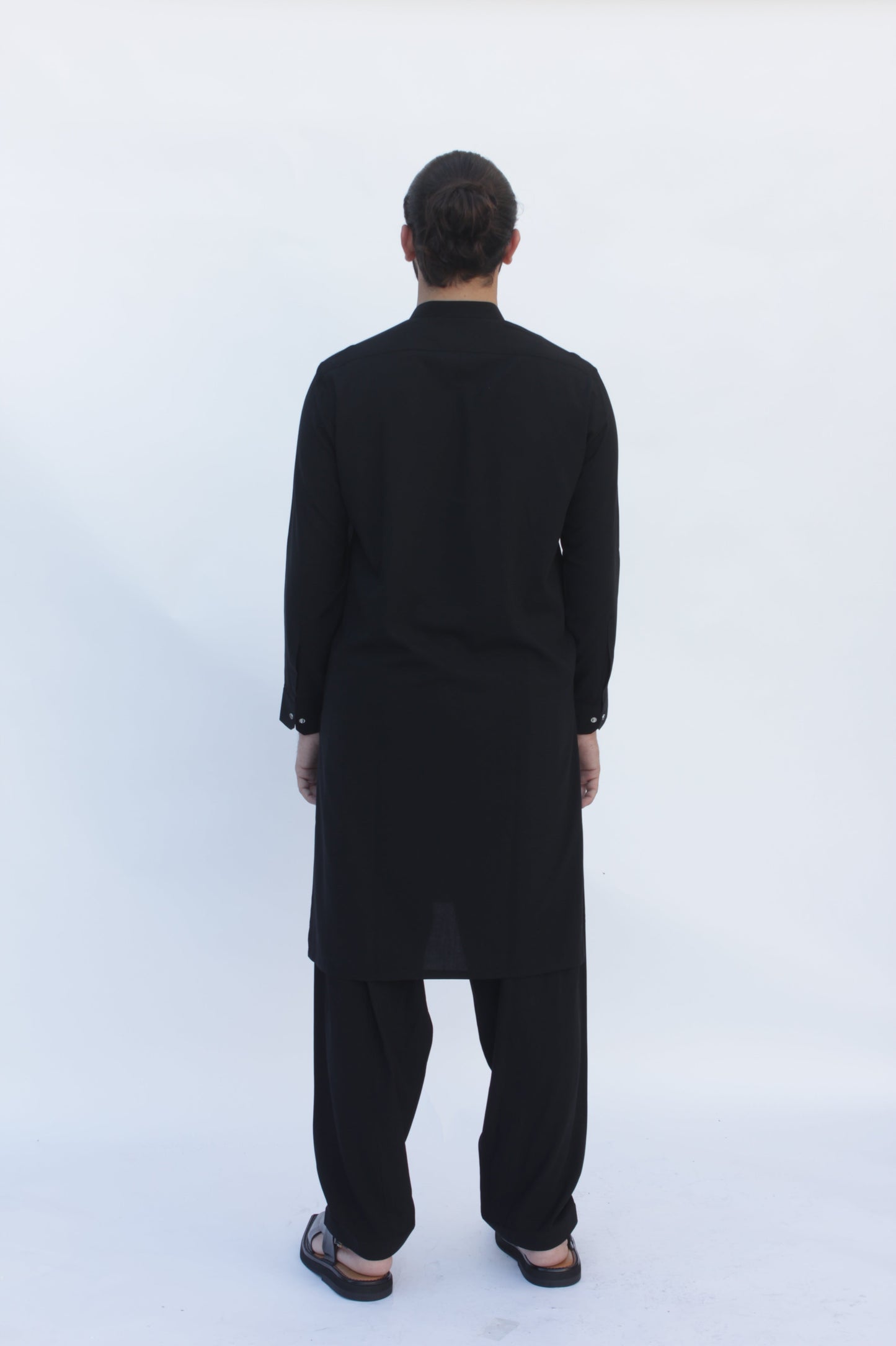 Premium Quality Black Kurta shalwar by Rennuce