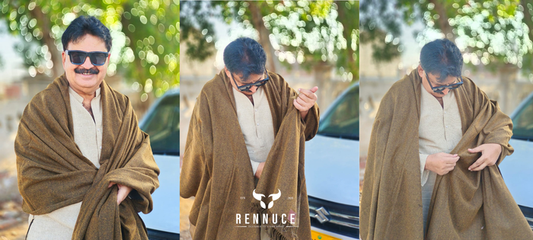 Luxury Men’s Woolen Shawls – Traditional Winter Shawls | Rennuce