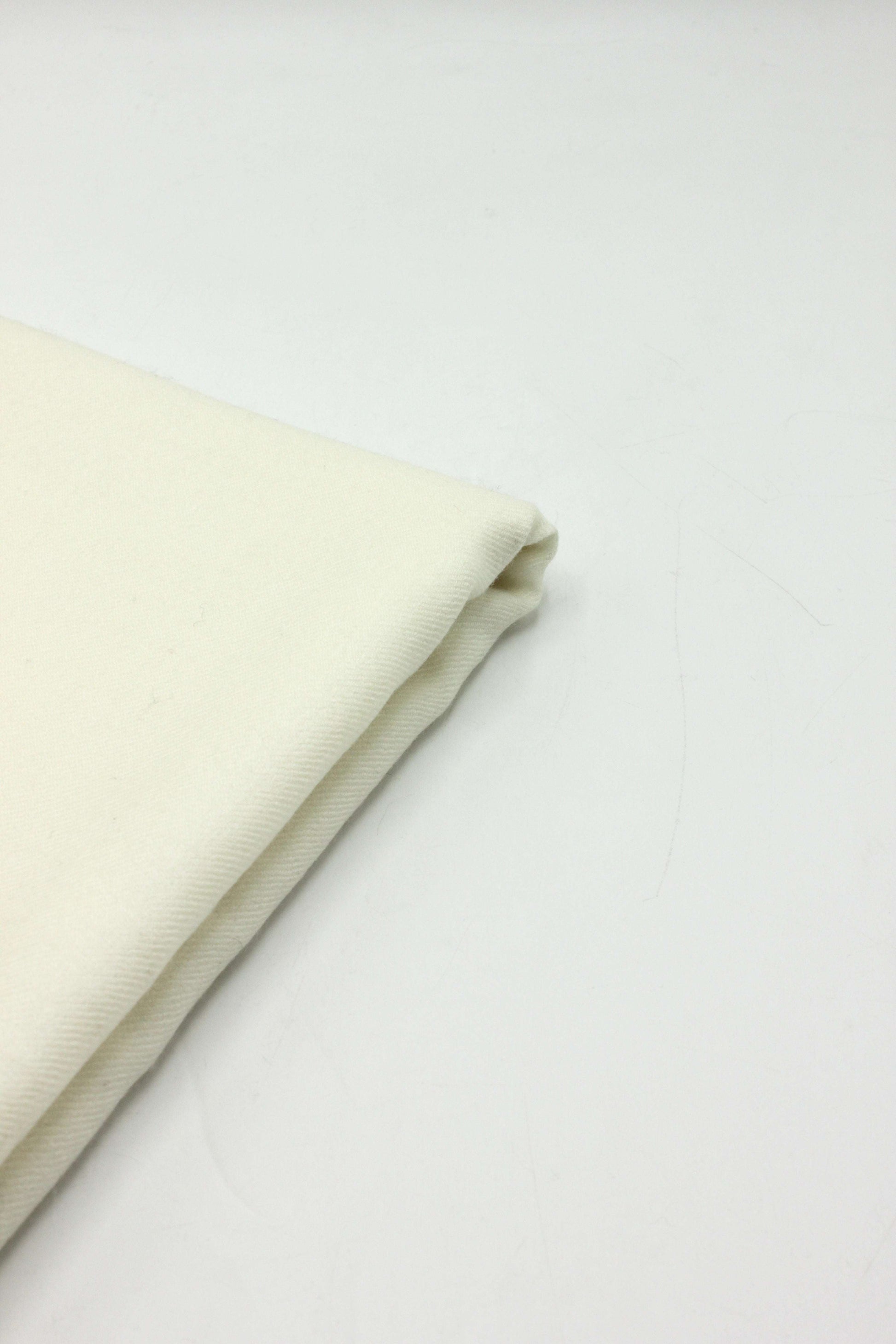 Premium Quality Off White Black Border Pure Woolen Shawl