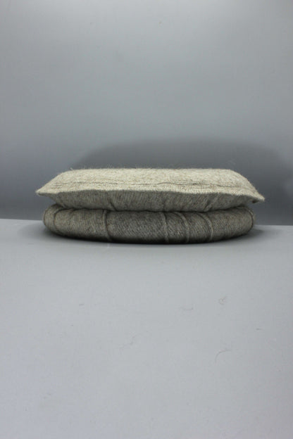 Luxury Hand Made Pure Woolen Beige Authentic Chitrali Pakol Cap by Rennuce