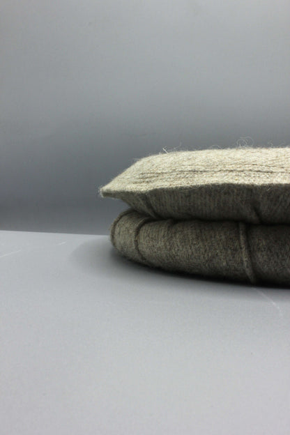 Luxury Hand Made Pure Woolen Beige Authentic Chitrali Pakol Cap by Rennuce