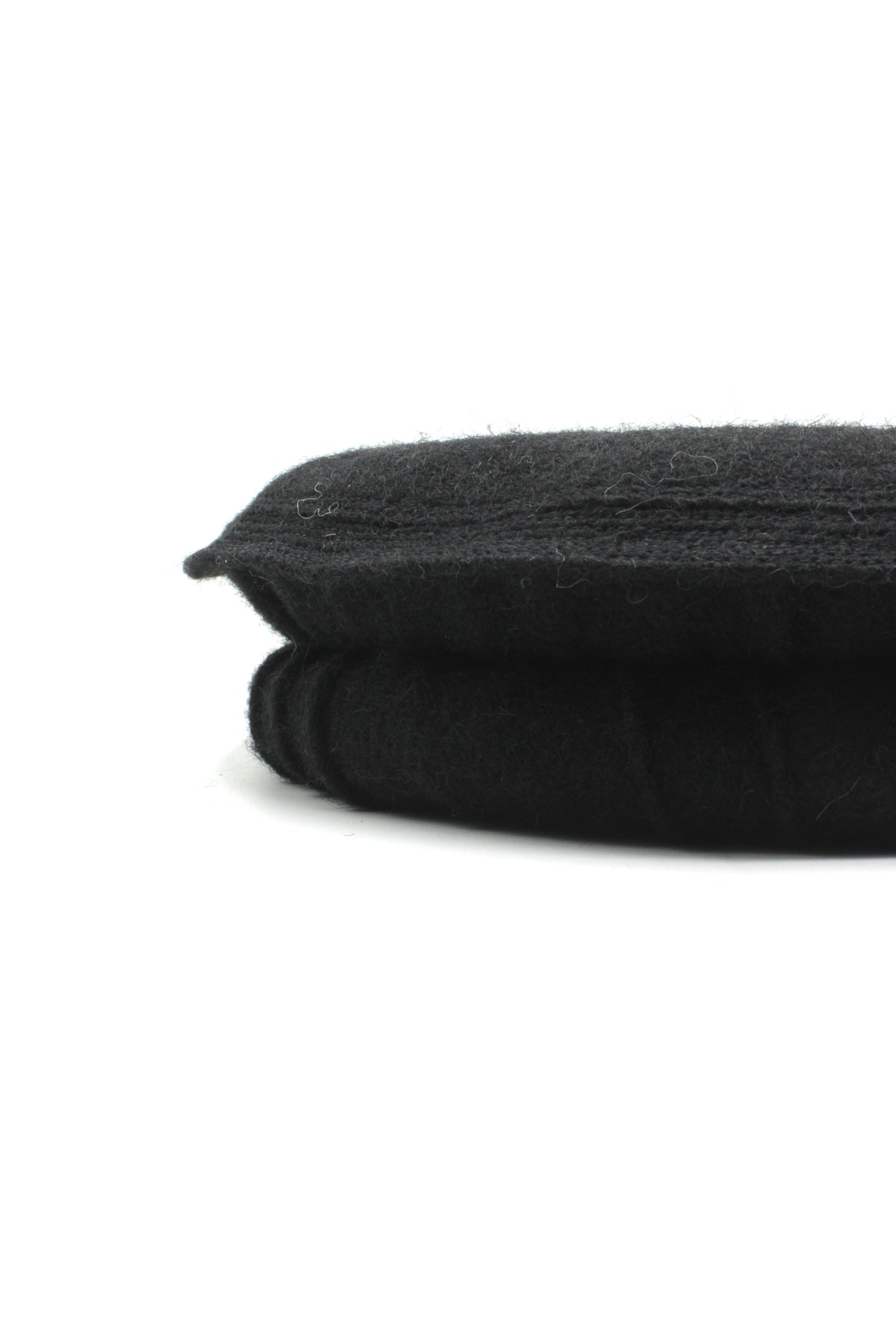 Luxury Hand Made Pure Woolen Black Authentic Chitrali Pakol Cap by Rennuce