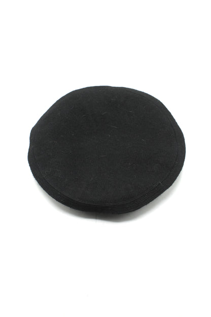 Luxury Hand Made Pure Woolen Black Authentic Chitrali Pakol Cap by Rennuce