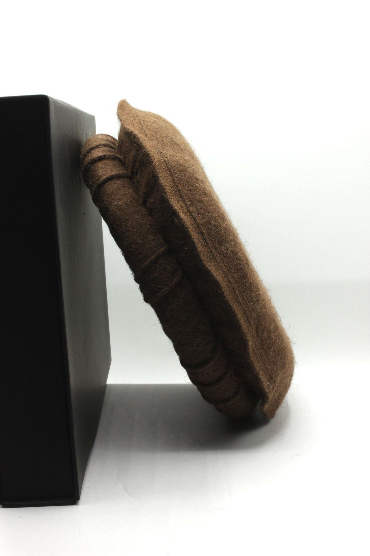 Luxury Hand Made Pure Woolen Chocolate Authentic Chitrali Pakol Cap By Rennuce