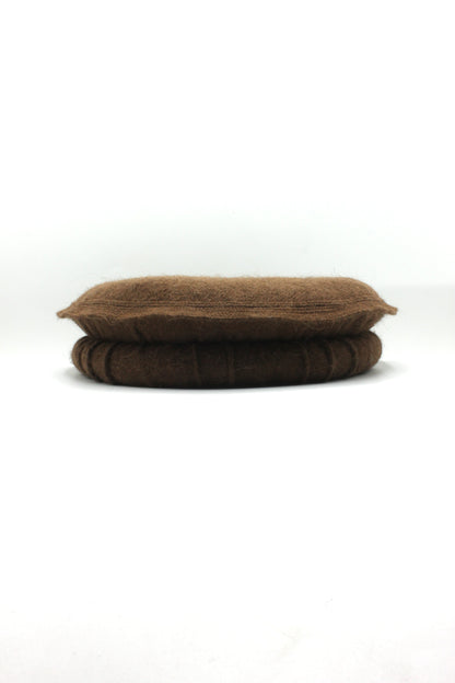 Luxury Hand Made Pure Woolen Chocolate Authentic Chitrali Pakol Cap By Rennuce