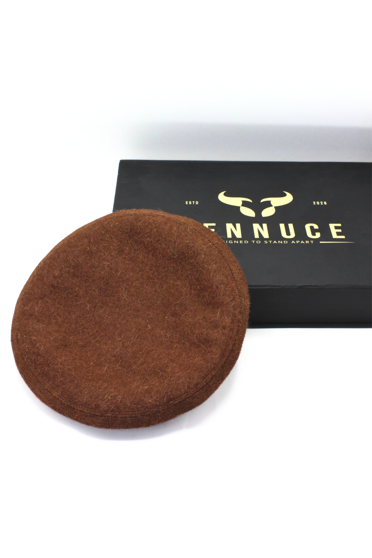 Luxury Hand Made Pure Woolen Chocolate Authentic Chitrali Pakol Cap By Rennuce