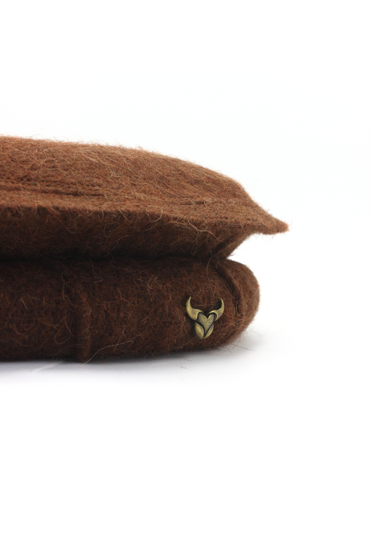 Luxury Hand Made Pure Woolen Chocolate Authentic Chitrali Pakol Cap By Rennuce