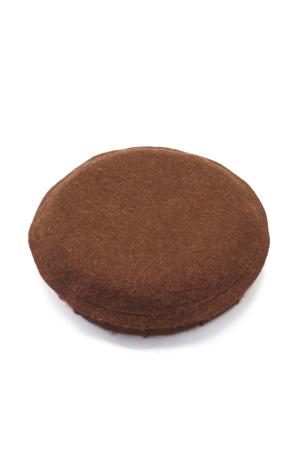Luxury Hand Made Pure Woolen Chocolate Authentic Chitrali Pakol Cap By Rennuce