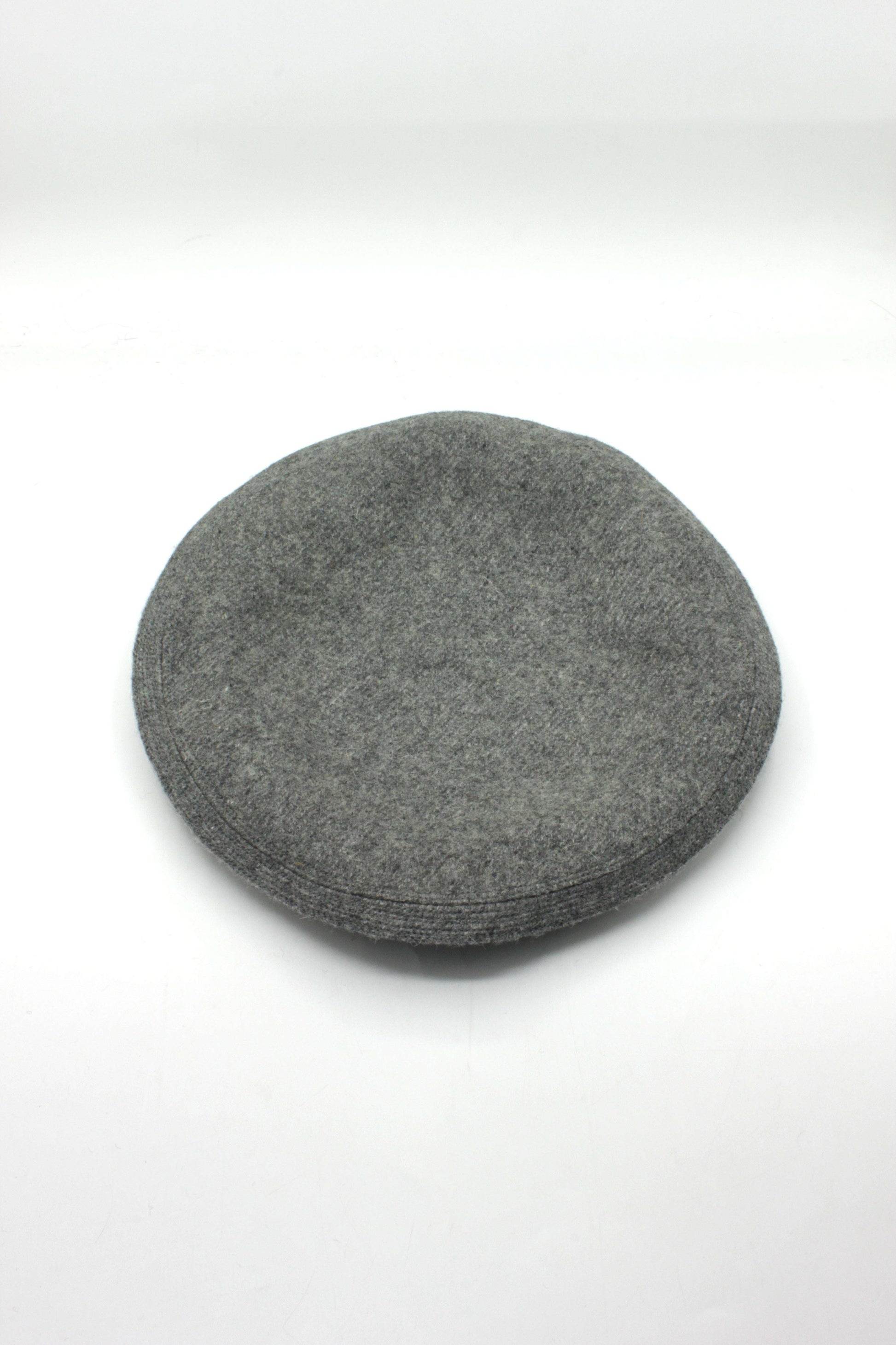Luxury Hand Made Pure Woolen Gray Authentic Chitrali Pakol Cap by Rennuce