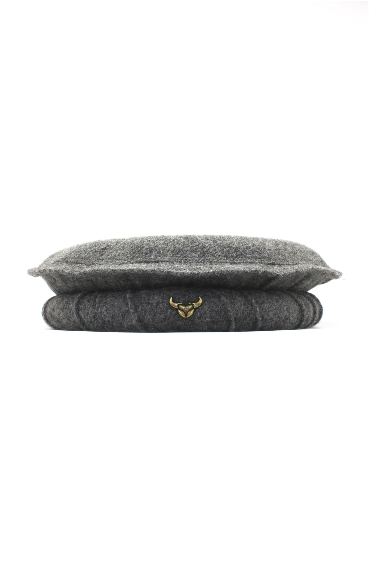 Luxury Hand Made Pure Woolen Gray Authentic Chitrali Pakol Cap by Rennuce