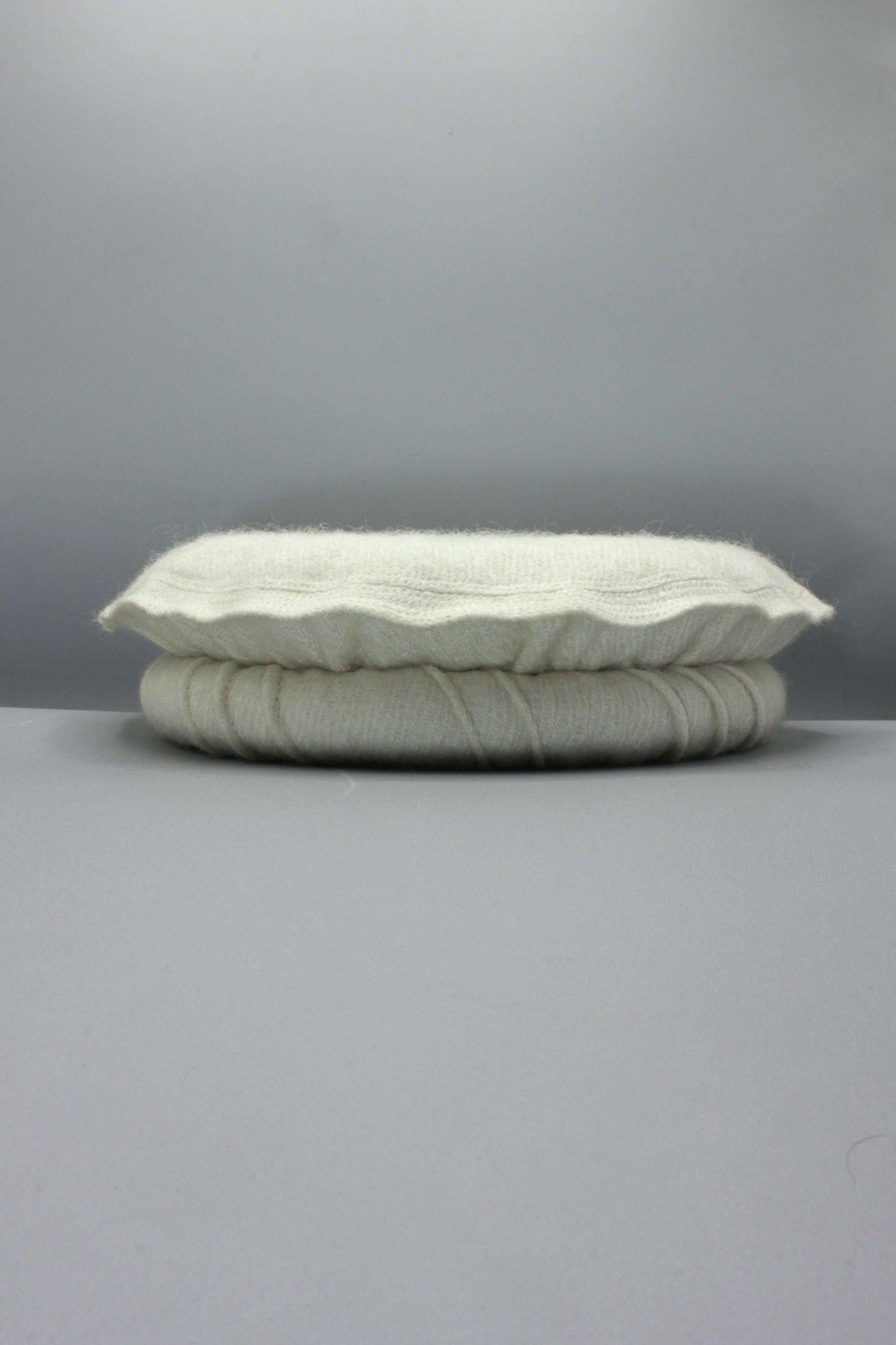 Luxury Hand Made Pure Woolen Off White Authentic Chitrali Pakol Cap by Rennuce
