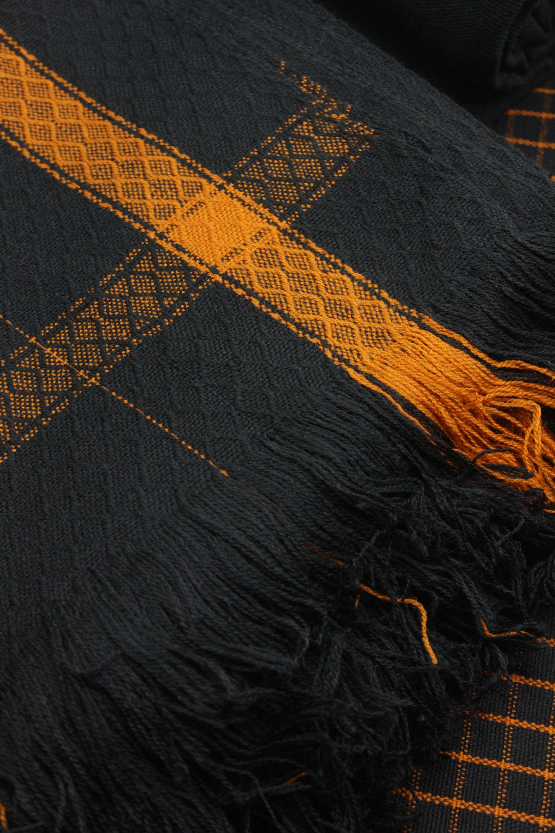 PREMIUM QUALITY BLACK WITH ORANGE NOIR PURE WOOLEN SUIT FOR WOMEN