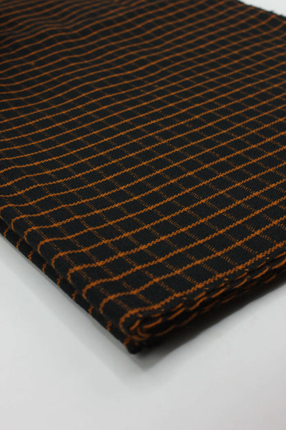 PREMIUM QUALITY BLACK WITH ORANGE NOIR PURE WOOLEN SUIT FOR WOMEN