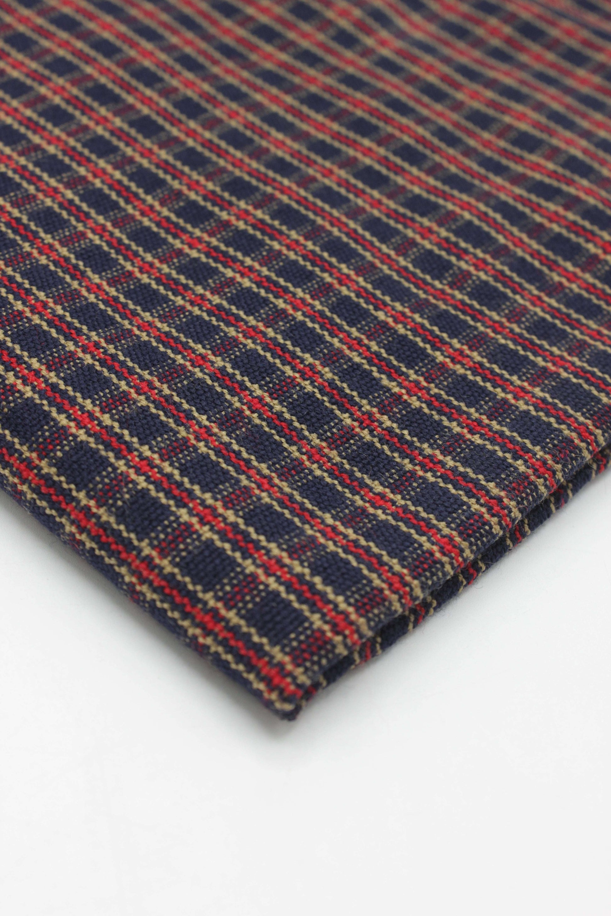 PREMIUM QUALITY NAVY BLUE WITH MULTI COLOR UNSTITCHED PURE WOOLEN SUIT FOR WOMEN