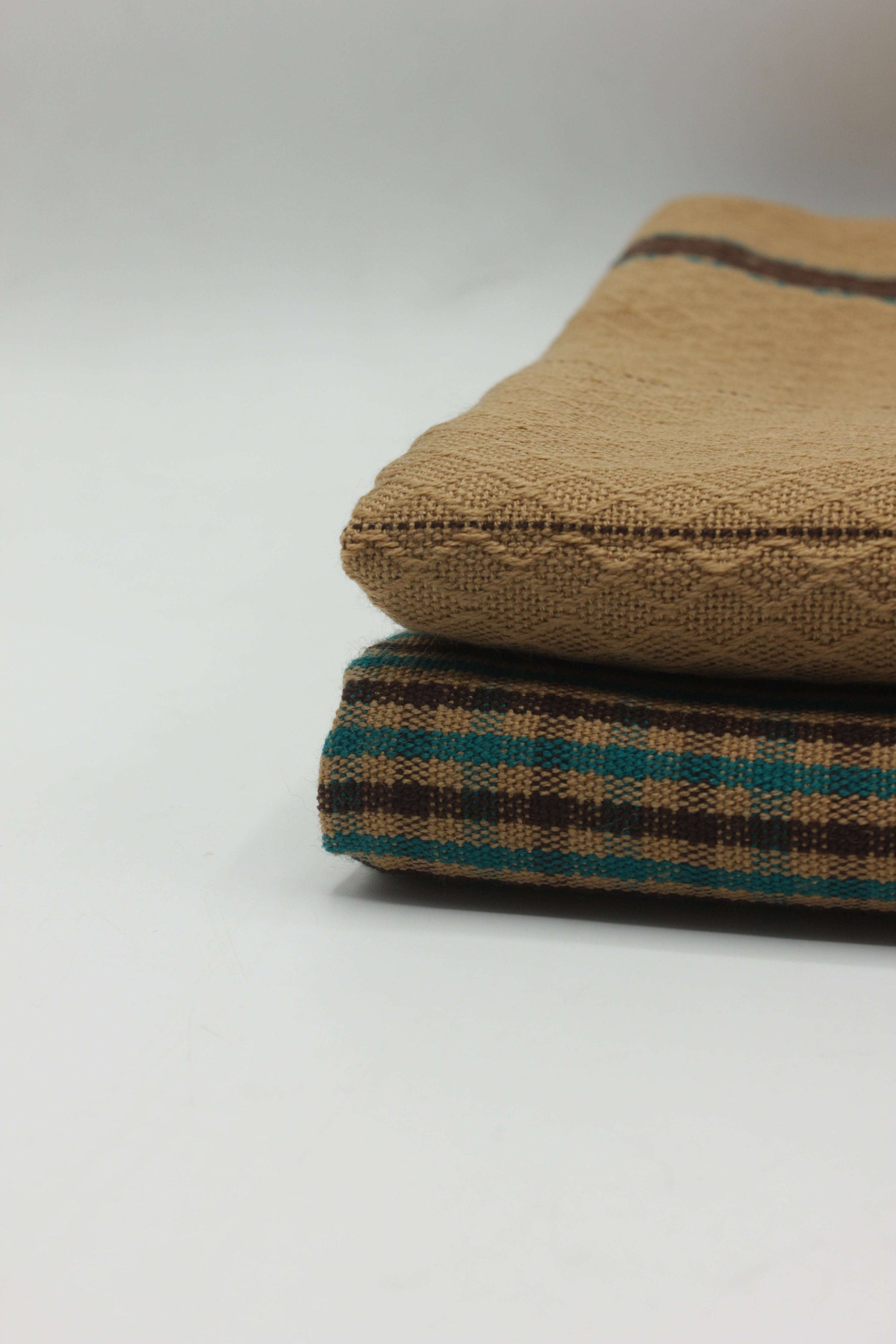 PREMIUM QUALITY MUSTARD WITH GREEN PATTERN UNSTITCHED PURE WOOLEN SUIT FOR WOMEN