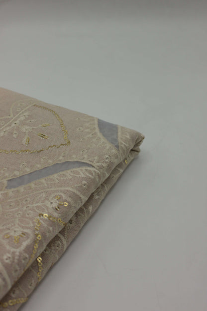 PREMIUM QUALITY LIGHT PINK EMBROIDERED WOOLEN SHAWL FOR WOMEN