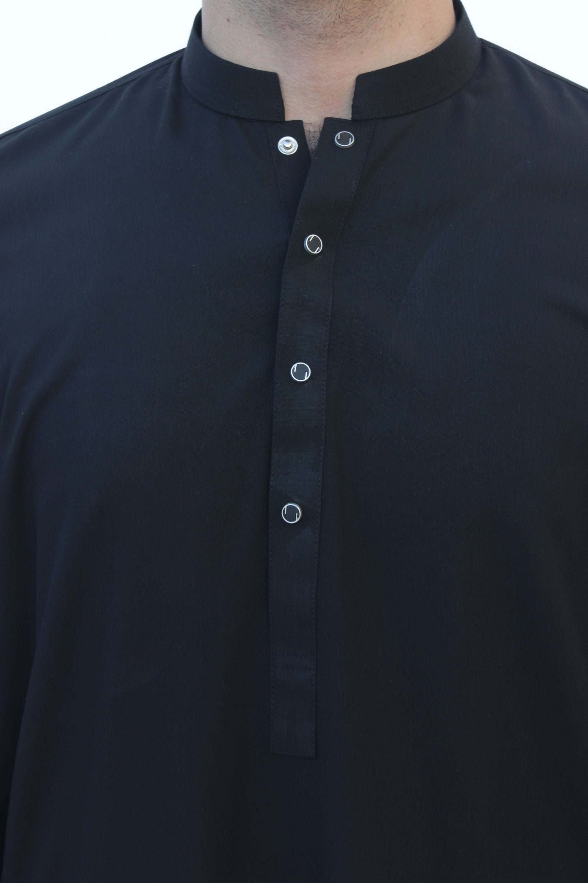 Premium Quality Black Kurta shalwar by Rennuce
