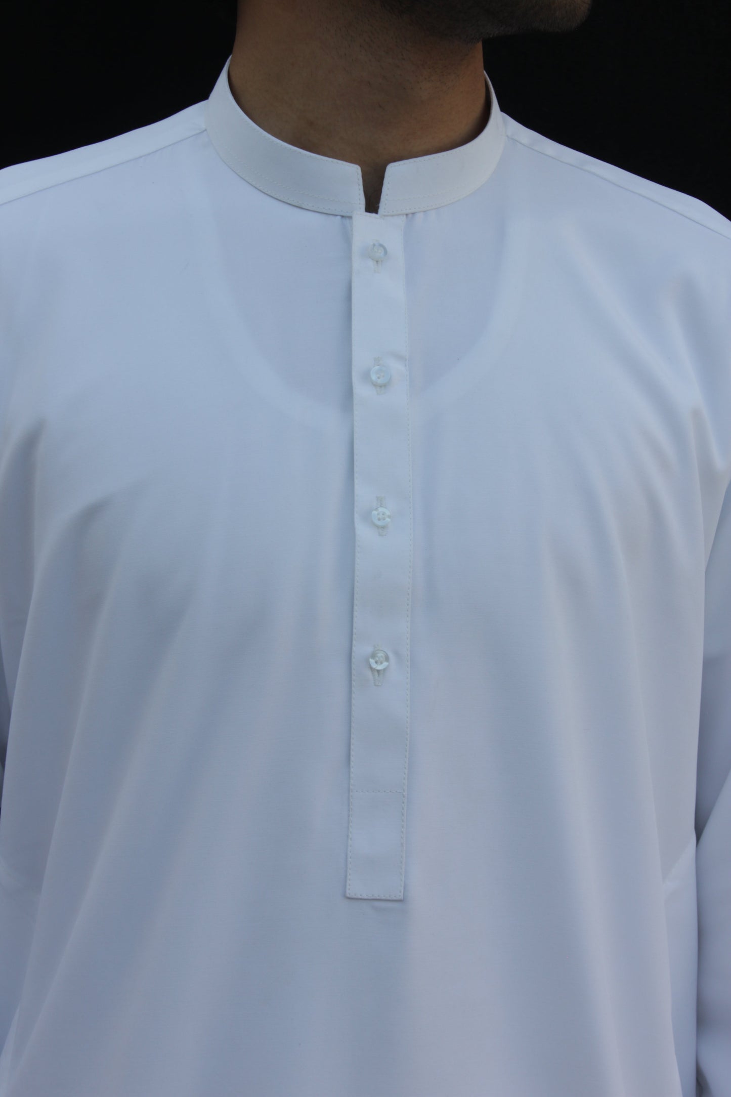 Premium Quality Classic White Kurta Shalwar by Rennuce