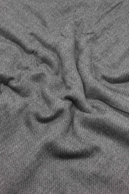 Premium Quality Extremely Soft Grey Color Pashmina Cashmere Shawl by Rennuce