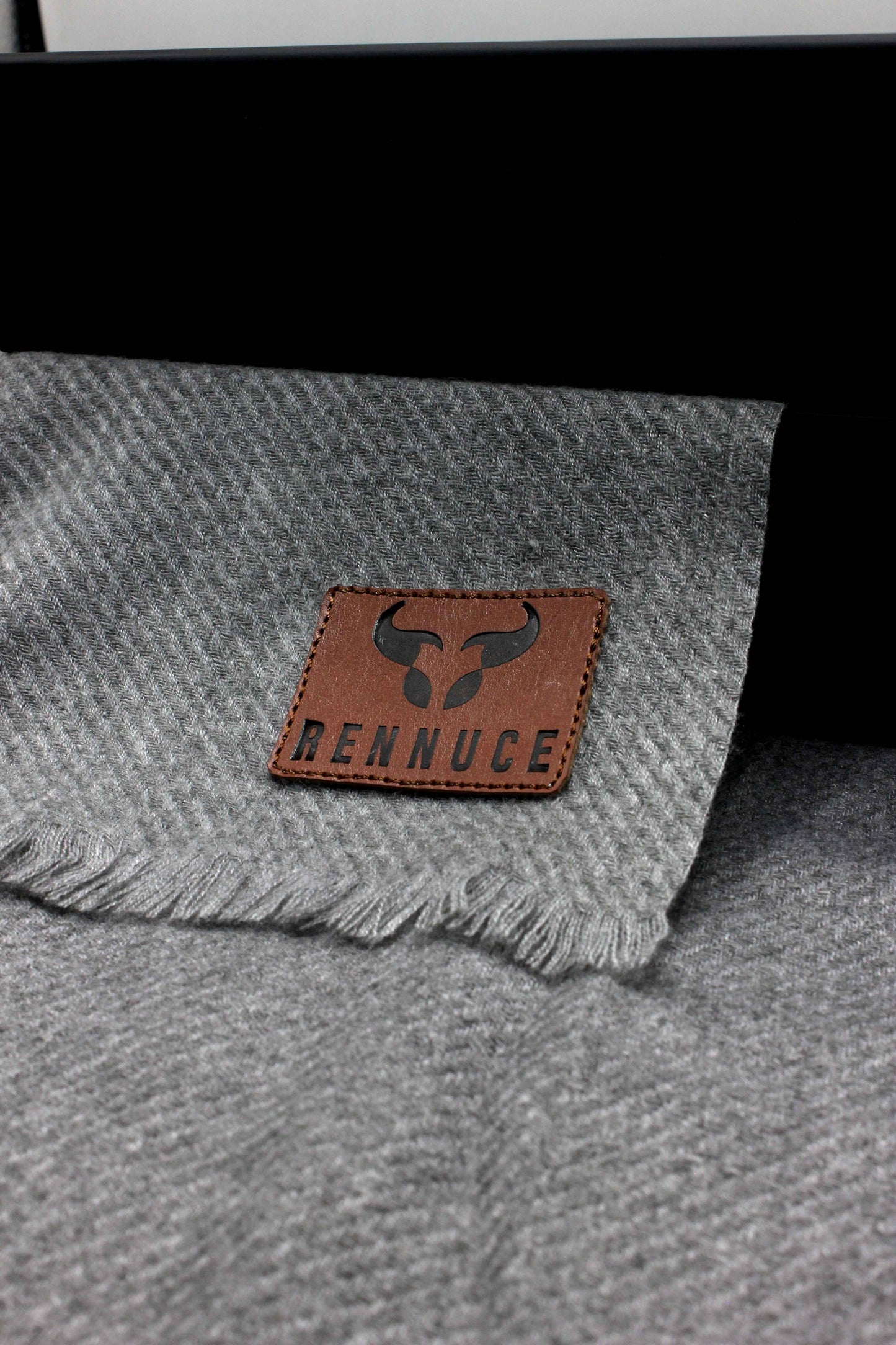 Premium Quality Extremely Soft Grey Color Pashmina Cashmere Shawl by Rennuce