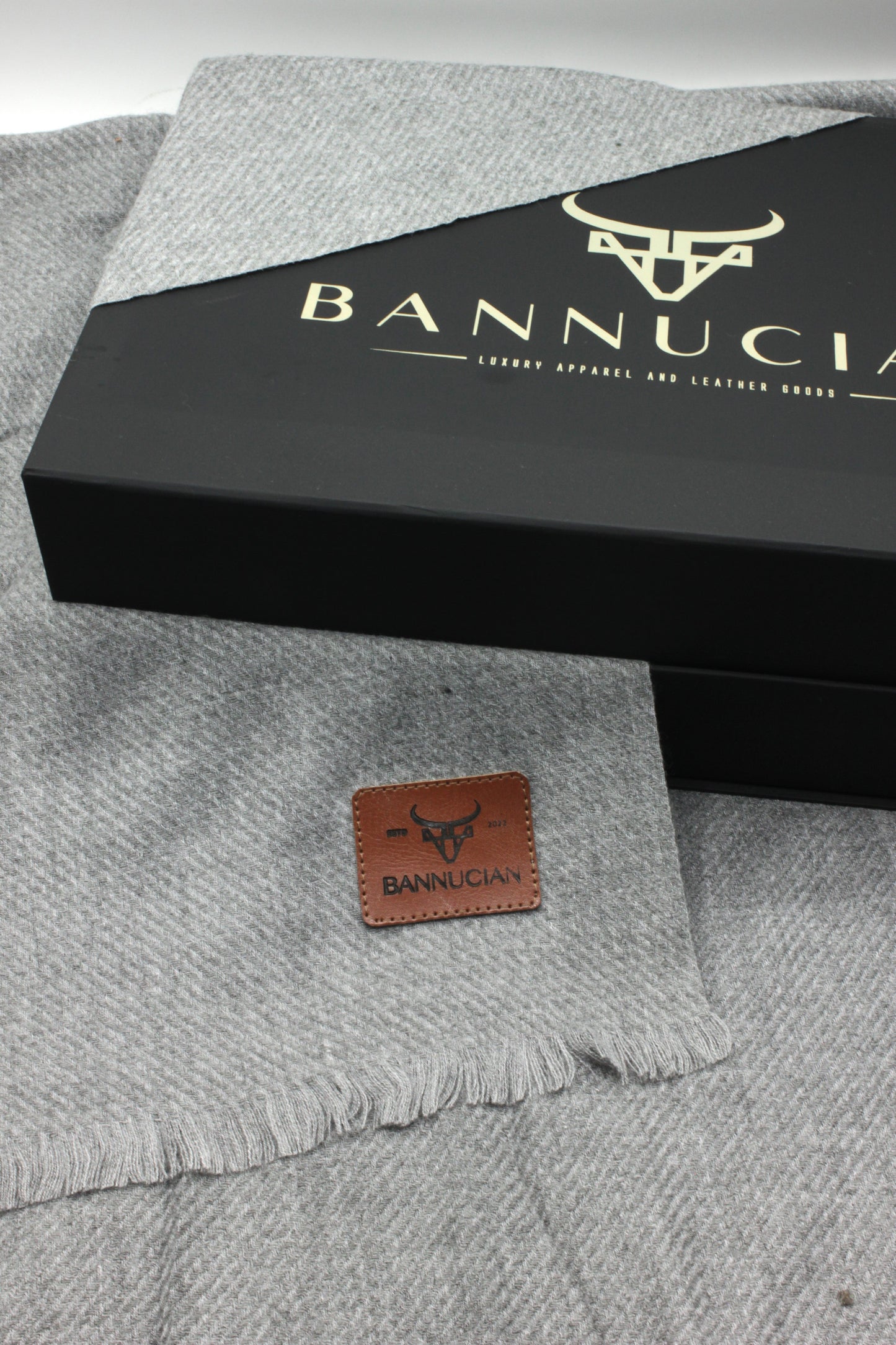 Premium Quality Extremely Soft Gray Color Pashmina Cashmere Shawl for Men