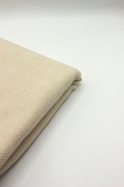 Premium Quality Extremely Soft Light Beige Color Pashmina Cashmere Shawl for Men