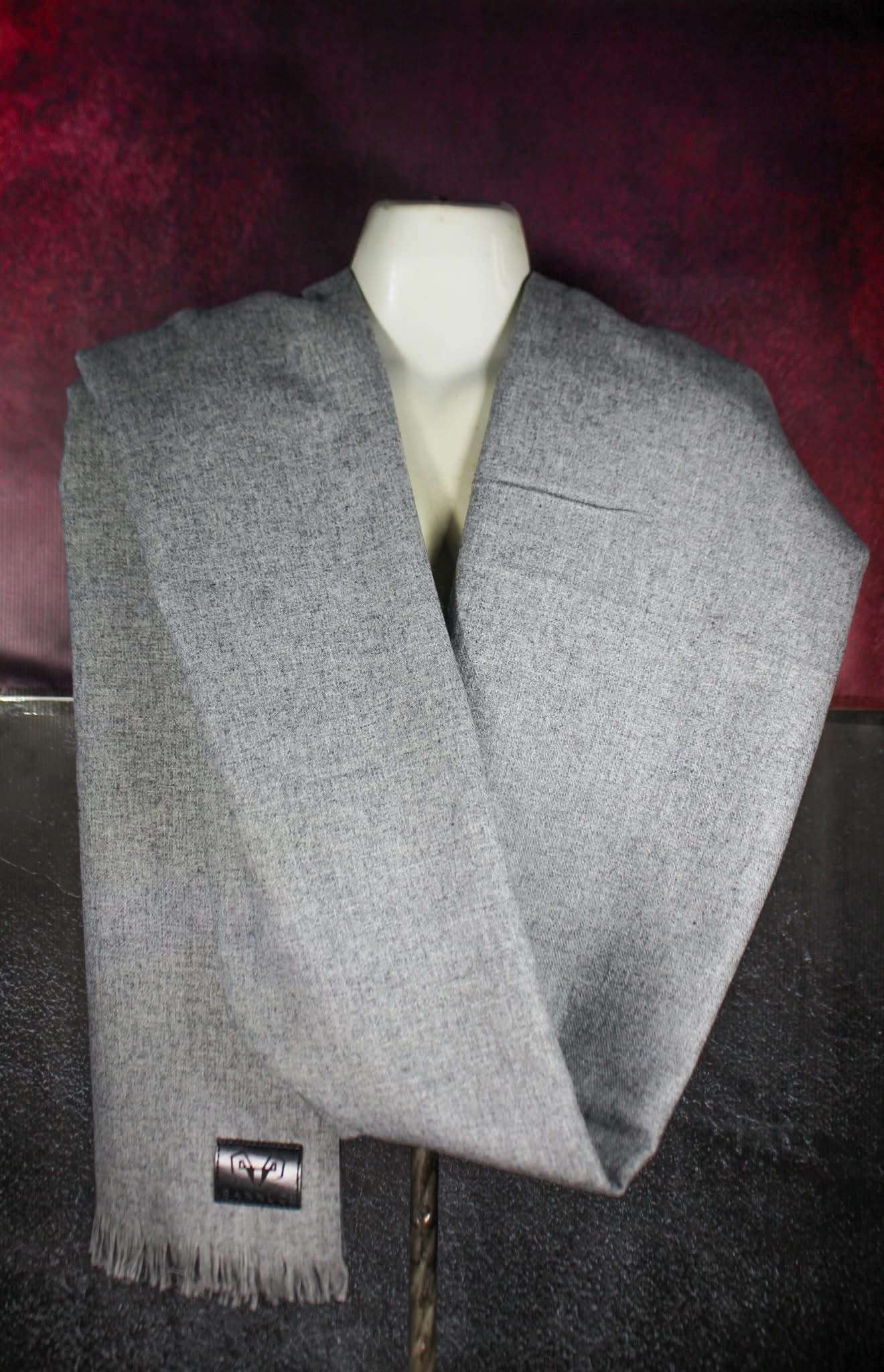 Premium Quality Gray Woolen Blend Shawl