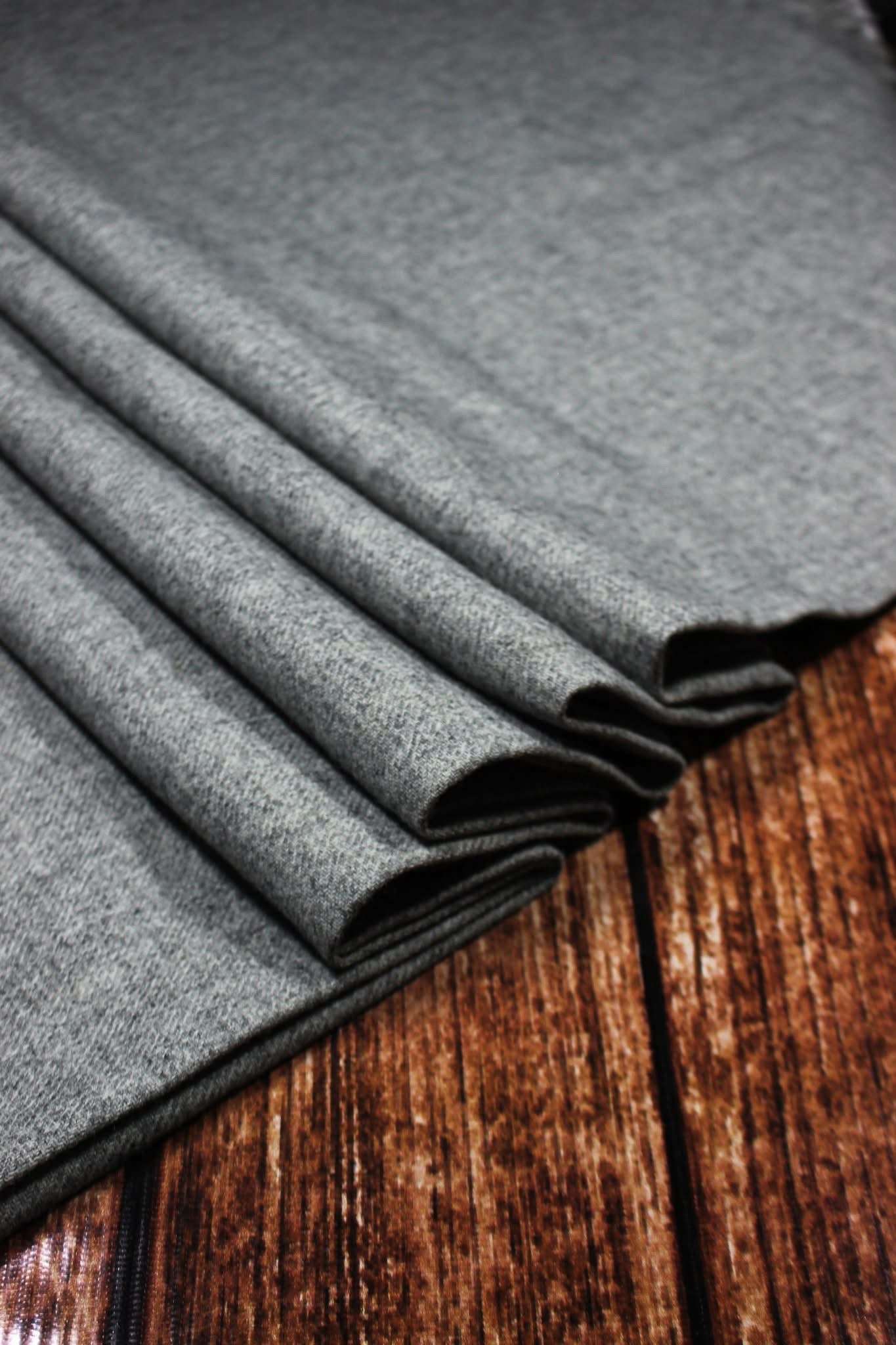 Premium Quality Gray Woolen Blend Shawl