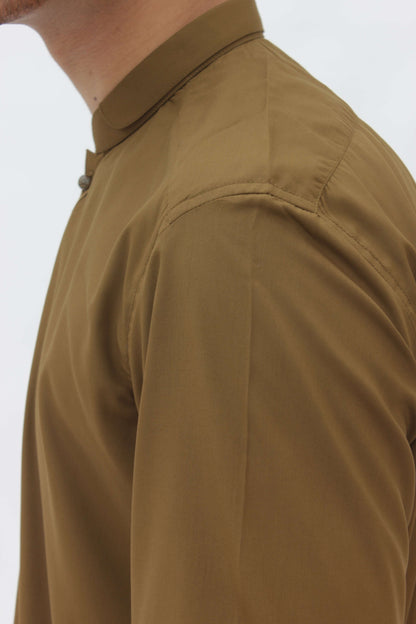 Premium Quality Musturd Double Ban Kameez Shalwar by Rennuce