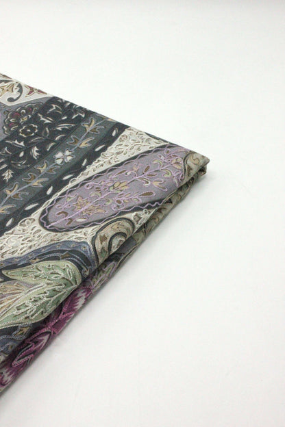 Premium Quality Off White Fully Multi Color Kalamkar Authentic Pashmina Cashmere Shawl by Rennuce