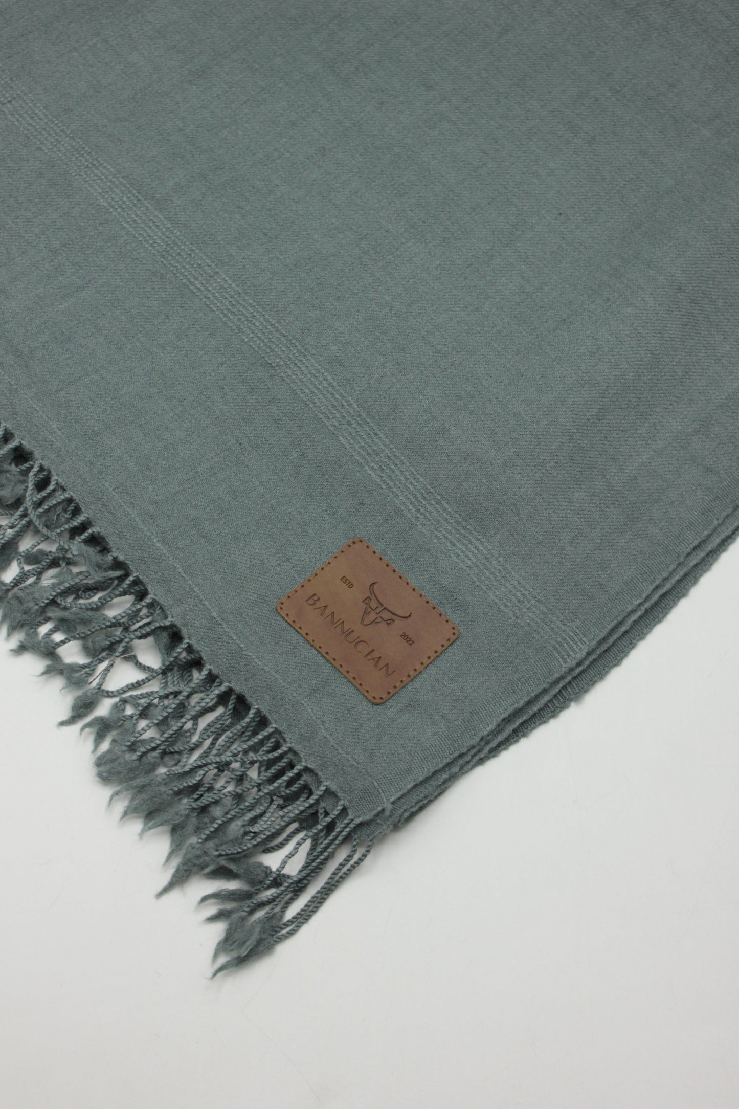 Premium Quality  Single Fiber Gray Plain Pure Woolen Shawl