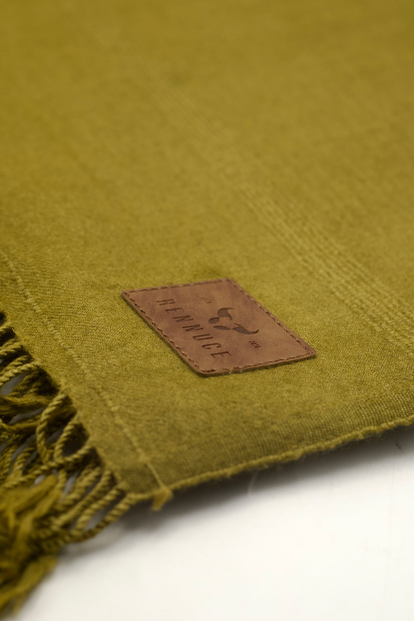 Premium Quality Plain Single Fiber Hena Color Pure Woolen Shawl by Rennuce