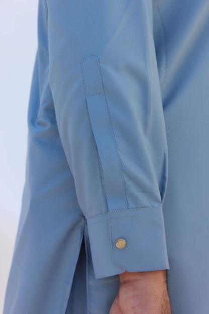 Premium Quality Serene Sky Kurta Shalwar by Rennuce