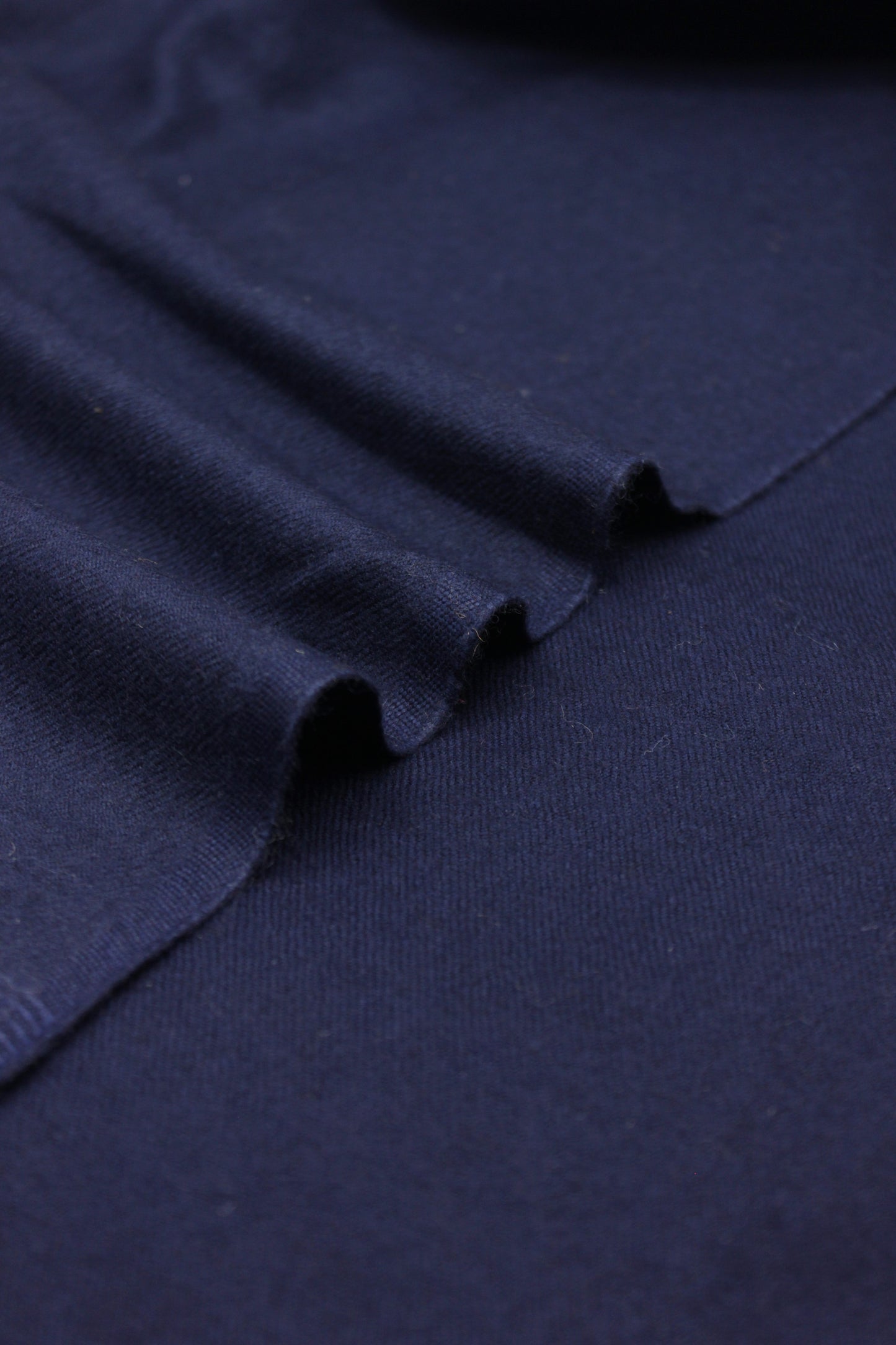 High Quality Single Fiber Pure Wool Navy Blue Plain Shawl