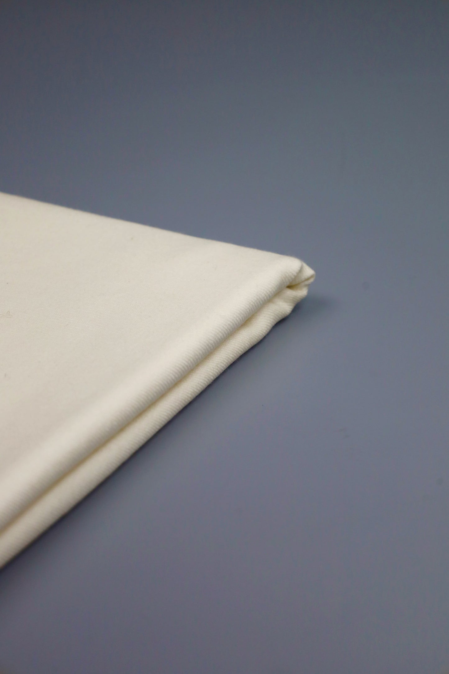 Premium Quality Double Fiber Blue Striped  Off White Pure Woolen Shawl by Rennuce