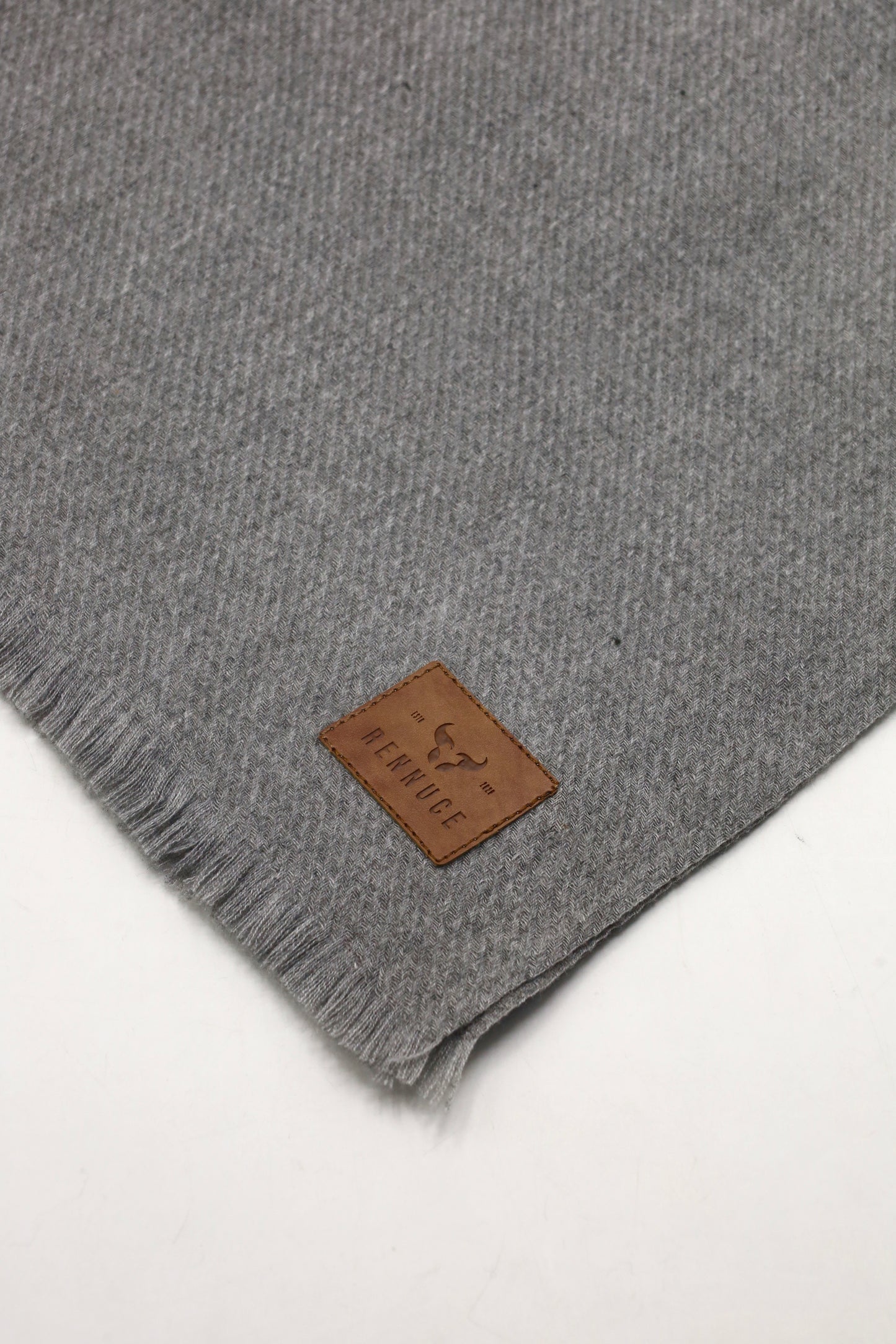 Premium Quality Extremely Soft Grey pure woolen Shawl by Rennuce