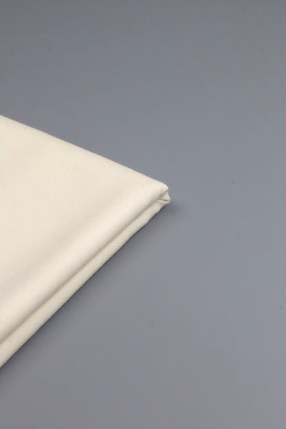 Premium Quality Off White Black Border Pure Woolen Shawl by Rennuce