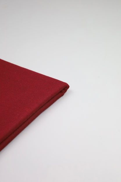 Premium Quality Single Fiber Plain Meroon Pure Woolen Shawl by Rennuce