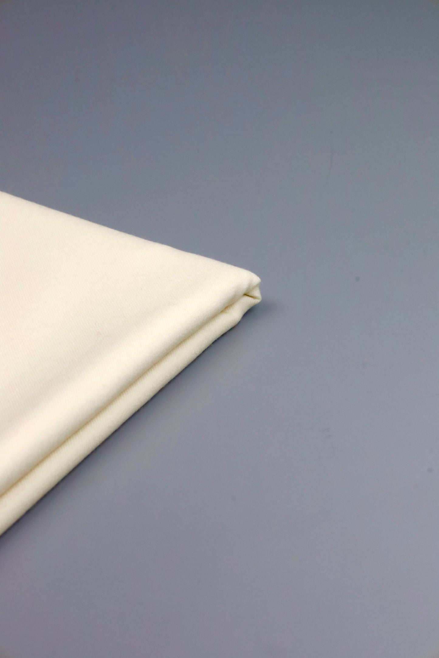 Supreme Quality Plain Off White Pure Woolen Shawl by Rennuce